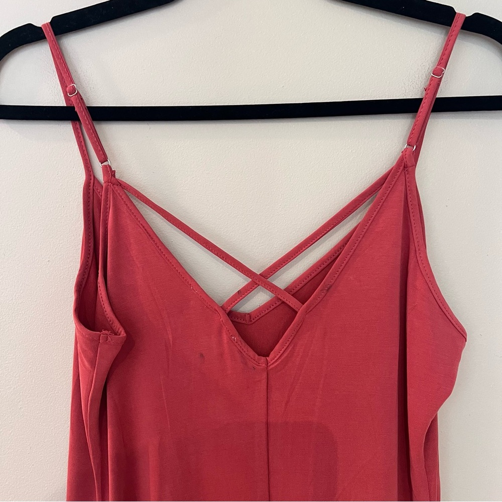 Lush Red Maxi Dress NWT - Picture 4 of 8